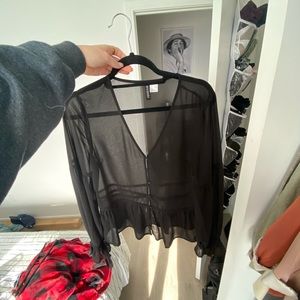 Mesh H&M top size 8
